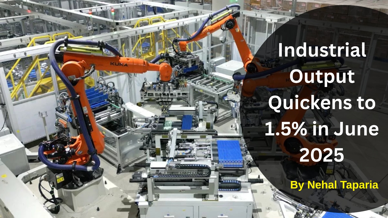 Industrial Output Quickens to 1.5% in June 2025